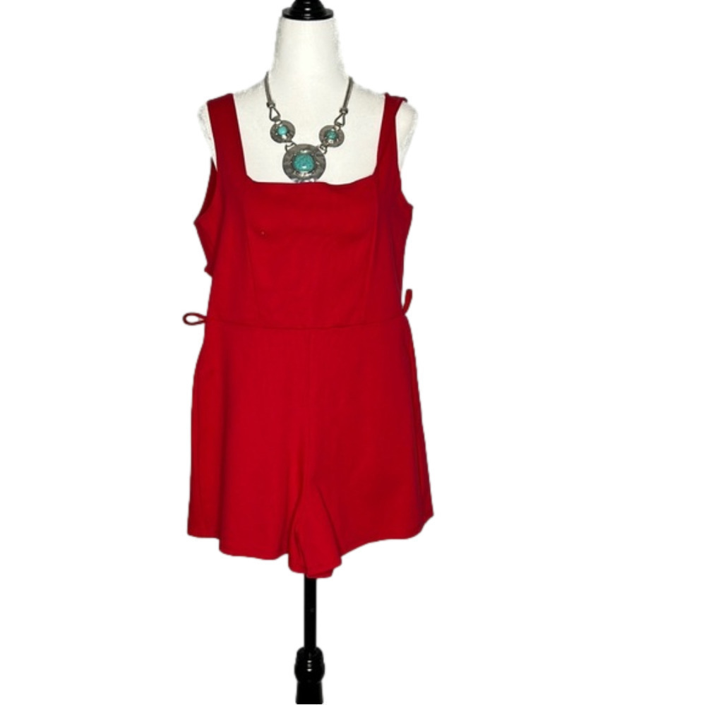 ROLLA Coster  Red Short Romper